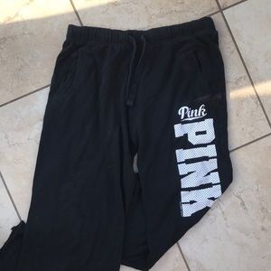 PINK black sweatpants